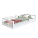 Ver imagem 4 de Cama Infantil Montessoriana Solteiro em MDP Branco Yescasa