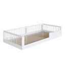 Ver imagem 2 de Cama Infantil Montessoriana Solteiro em MDP Branco Yescasa