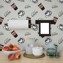 Ver imagem 2 de Papel de Parede Decorativo Cantinho do Café Cinza - 1,50m