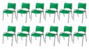 Ver imagem 2 de Cadeira Iso Base Cinza Escola, Escritório Verdekit 12 Un