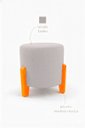 Ver imagem 3 de Kit com 2 Puff's Redondo Confortável Minimalista Thor Linho