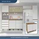 Ver mais imagens de Armário para Cozinha 2 Portas Confort Marrom/Cinamomo/Off White