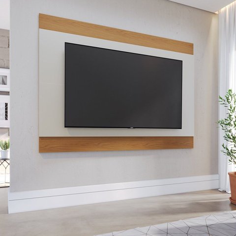 Painel para TV até 75 Polegadas 200CMX140CM Nilo Branco