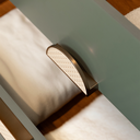 Ver mais imagens de Guarda-Roupa 3 Portas e 2 Gavetas Ipê Marrom/Cinamomo/Sálvia