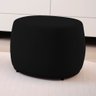 Puff Decorativo Living Aisha Orgânico Suede Preto - Desk Design - 2