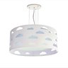Lustre Infantil Pendente Nuvens Recortes 50x16 Cm - 1