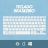 Teclado sem Fio Bluetooth Recarregável com Mouse - Azul - 4