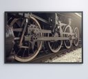 Ver imagem 7 de Quadro Rodas Trem Clássico - 90x60 Cm - Vidro Impresso