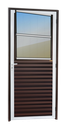 Ver imagem 1 de Porta de Sala Alumínio 86 Esq V.Refl.Mix Corten Brimak