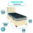 Ver imagem 3 de Kit Cama Box Bau + Cabeceira + Colchão Solteiro D28 - Conforto - Paropas