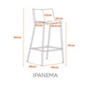 Ver imagem 2 de Banqueta Alta para Cozinha Ipanema Verde/Aloe