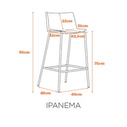 Banqueta Alta para Cozinha Ipanema - 2