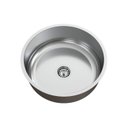 Ver imagem 1 de Cuba para Cozinha Redonda Pia Inox 37x37x14cm Polida com Válvula GhelPlus