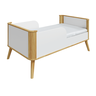 Berço Peroba Théo Americano Off White / Amêndoa Mdf Infantil - 3
