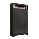 Ver imagem 2 de Armário Multiuso Escritório NT4040 com 4 Portas e Nicho com Prateleiras Internas Preto/Tx