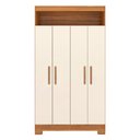 Ver imagem 4 de Armário Multiuso Escritório Nt4040 com 4 Portas e Nicho com Prateleiras Internas