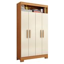 Ver imagem 2 de Armário Multiuso Escritório Nt4040 com 4 Portas e Nicho com Prateleiras Internas