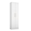 Ver imagem 2 de Armário Multiuso Escritório NT4045 com 2 Portas e Prateleiras Branco/New