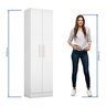 Armário Multiuso Escritório Nt4045 com 2 Portas e Prateleiras - 5