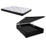 Cama Box Baú Casal Green Preto + Colchão Espuma D33 138x188x8 - 1
