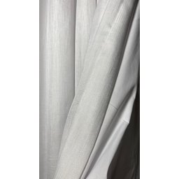 Cortina no Tecido Linho Flamê Branco com Forro Microfibra Branco - 1,35l X 2,60a - 2