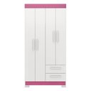 Ver imagem 6 de Guarda-roupa Nt6010 com 4 Portas e 2 Gavetas