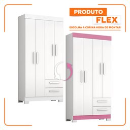 Guarda-roupa Nt6010 com 4 Portas e 2 Gavetas - 14