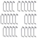 Ver imagem 4 de Alça de Apoio 50cm Barra Inox Kit 30 Unidades Deficiente Idoso Acessibilidade Banheiro Box Segurança