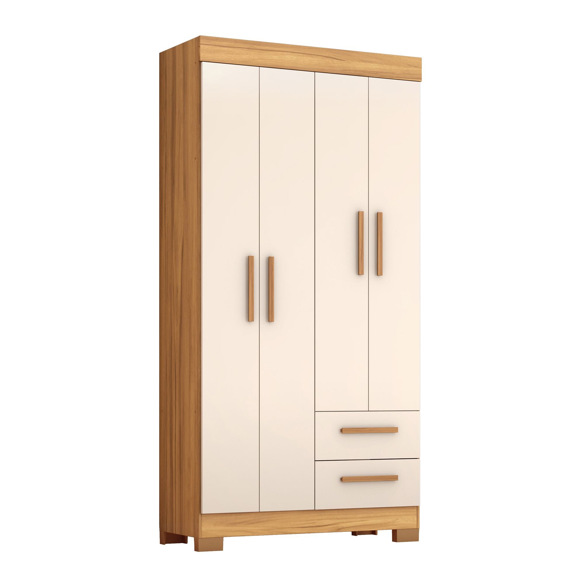 Guarda-roupa Nt6010 com 4 Portas e 2 Gavetas - 3