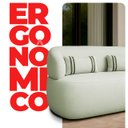 Ver imagem 4 de Poltrona Namoradeira 2 Lugares Orgânica Chloe Boucle Verde com Almofada Plumante - Arkell