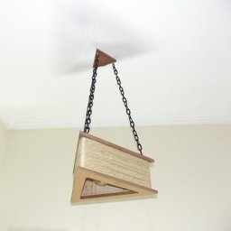 Luminária Lustre Pendente Rústico Retro Madeira Sisal 60cm - 2