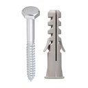 Ver imagem 2 de Kit 100 Parafuso Sexta Soberba 3/16x60 08 Bucha