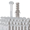 Ver imagem 1 de Kit 100 Parafuso Sexta Soberba 3/16x60 08 Bucha