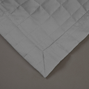Ver imagem 4 de Kit Colcha Cobre Leito Matelado Casal Queen Size 3 Peças Copacabana 300 Fios Cinza