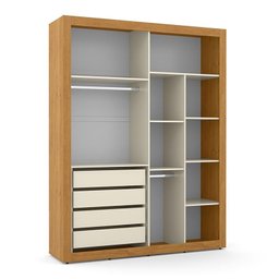 Dormitório Completo Infantil Tutto New 4 Portas, Cômoda, Berço Multifuncional Formare e Colchão D18 - 2
