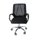 Ver imagem 5 de Kit 5 Cadeiras de Escritório Esteirinha Mesh Ergonômica - Preto