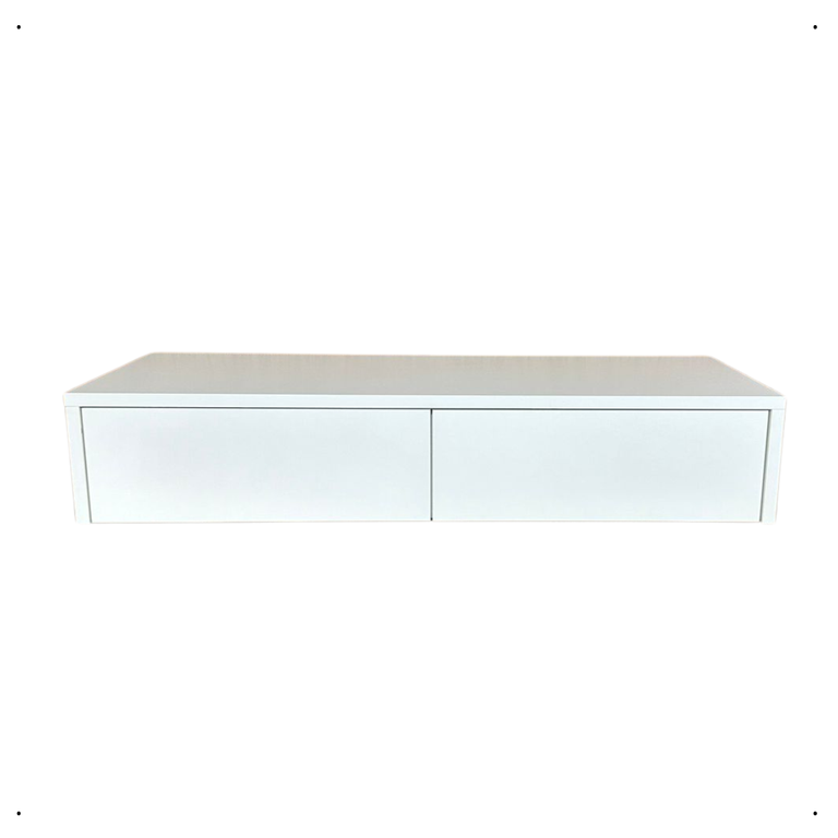 Mesa de Cabeceira Penteadeira com 2 Gavetas 90x15x40cm