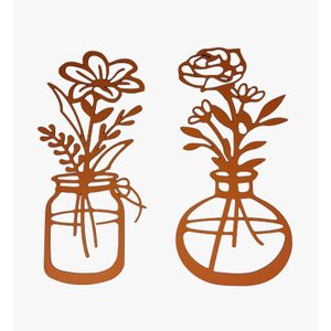 Arranjo Vaso Decoração:laranja