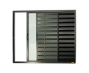 Ver imagem 1 de Veneziana Alumínio Confort 3F.80 x 80 V.Liso Preto Brimak