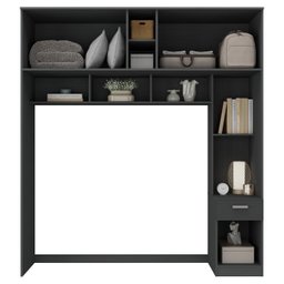 Guarda-roupa Modulado Lugano 8 Portas 3 Gavetas 3 Peças Yescasa - 12 Guarda-roupa Modulado Lugano 8 Portas 3 Gavetas 3 Peças Yescasa - 12