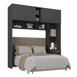 Guarda-roupa Modulado Lugano 8 Portas 3 Gavetas 3 Peças Yescasa - 11 Guarda-roupa Modulado Lugano 8 Portas 3 Gavetas 3 Peças Yescasa - 11