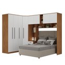 Ver imagem 5 de Guarda-Roupa Modulado Lugano 8 Portas 3 Gavetas 3 Peças Yescasa