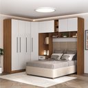 Ver imagem 1 de Guarda-Roupa Modulado Lugano 8 Portas 3 Gavetas 3 Peças Yescasa