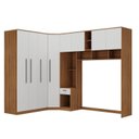 Ver imagem 2 de Guarda-Roupa Modulado Lugano 8 Portas 3 Gavetas 3 Peças Espresso Móveis