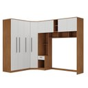 Ver imagem 2 de Guarda-Roupa Modulado Lugano 8 Portas 3 Gavetas 3 Peças Yescasa
