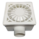 Ver imagem 1 de Ralo Quadrado Sifonado Branco C/grelha Quadrado 10x10 Luconi