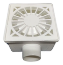 Ver imagem 1 de Ralo Quadrado Sifonado Branco C/grelha Quadrado 10x10 Luconi
