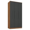 Ver imagem 7 de Guarda-Roupa Modulado Lugano 8 Portas 3 Gavetas 3 Peças Yescasa
