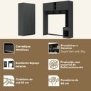 Ver imagem 6 de Guarda-Roupa Modulado Lugano 8 Portas 3 Gavetas 3 Peças Yescasa