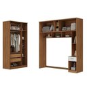 Ver imagem 3 de Guarda-Roupa Modulado Lugano 8 Portas 3 Gavetas 3 Peças Yescasa